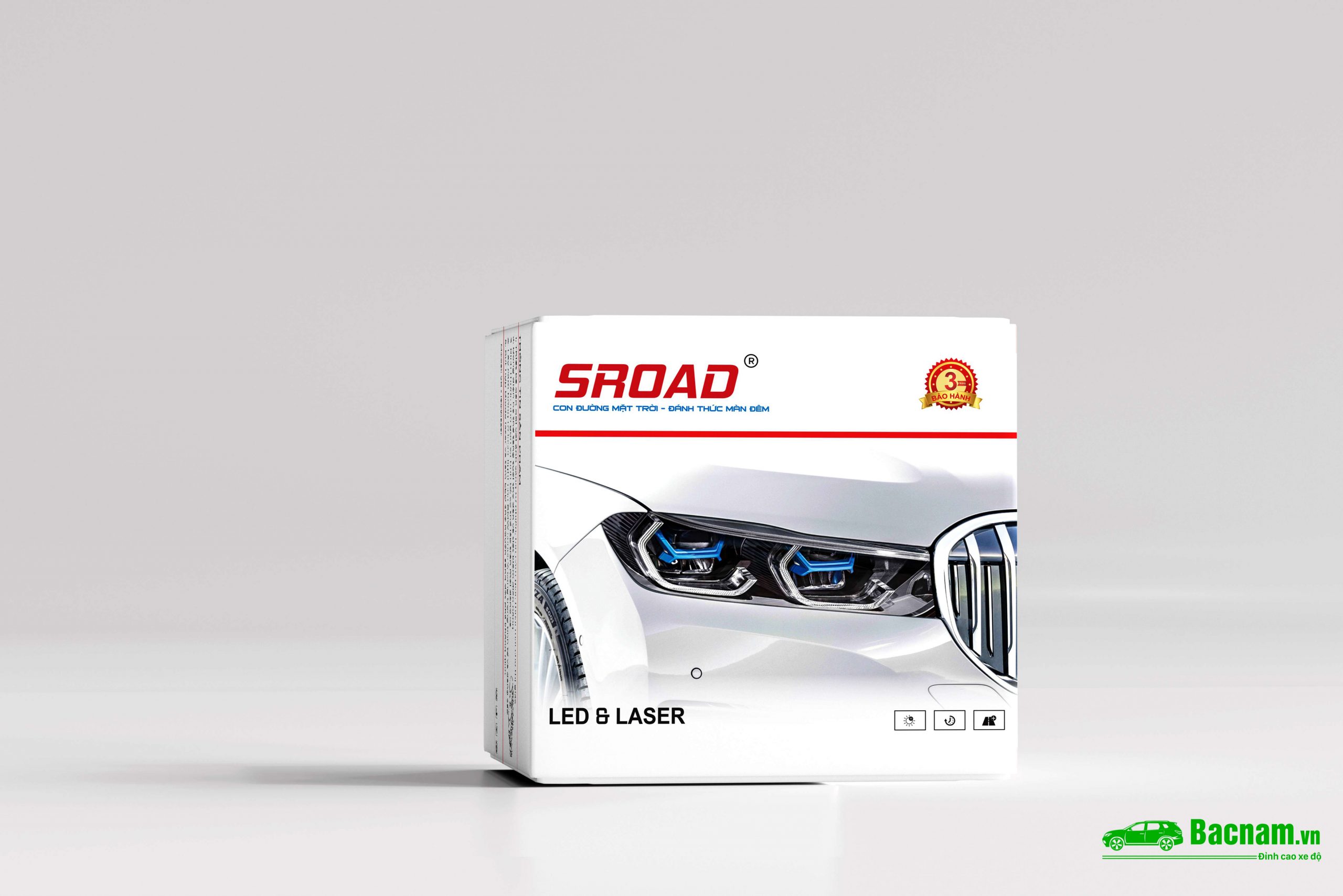 Đèn Bi Laser Ô Tô SROAD V8 - 5